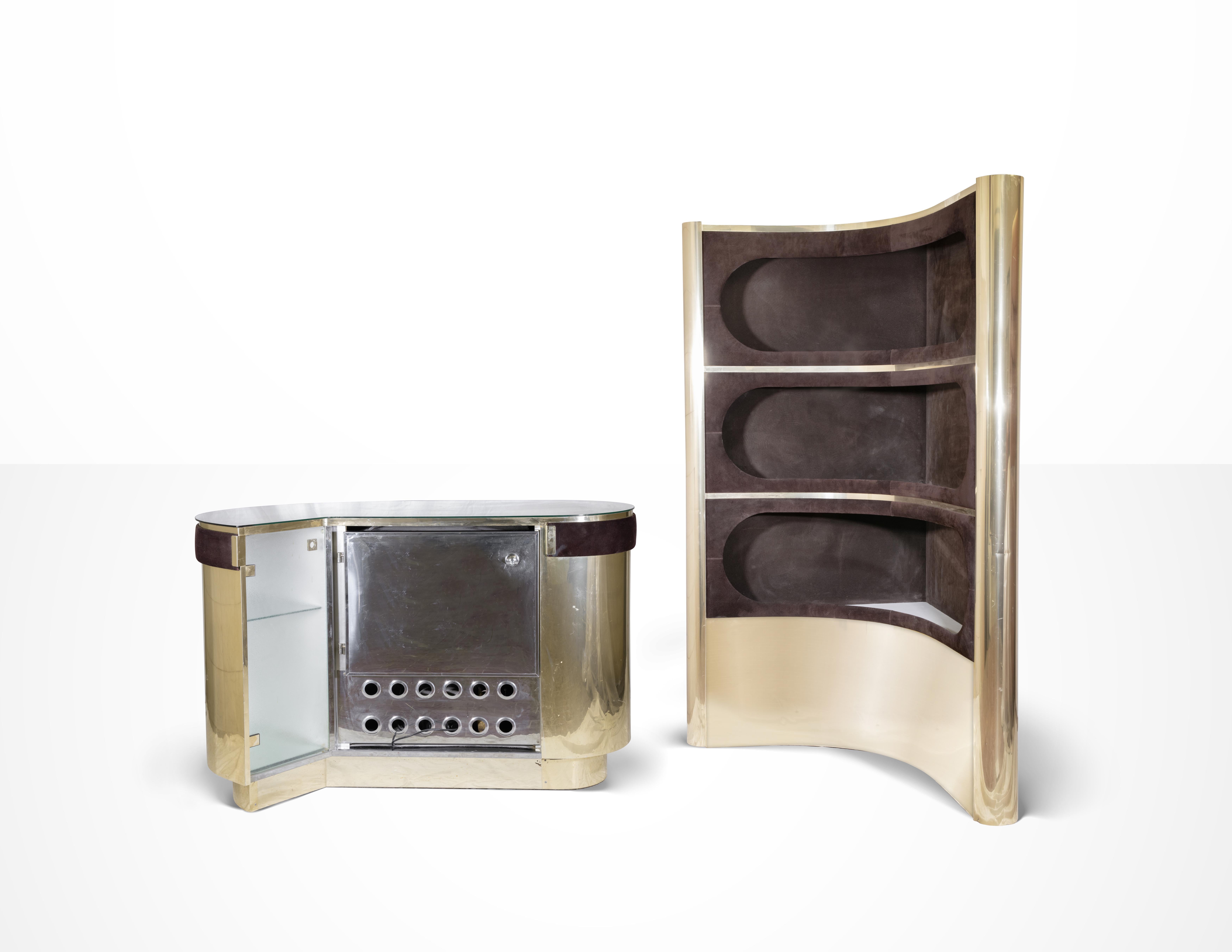 Bar Vintage Dry de Willy Rizzo, Italie, années 1970 en vente 1