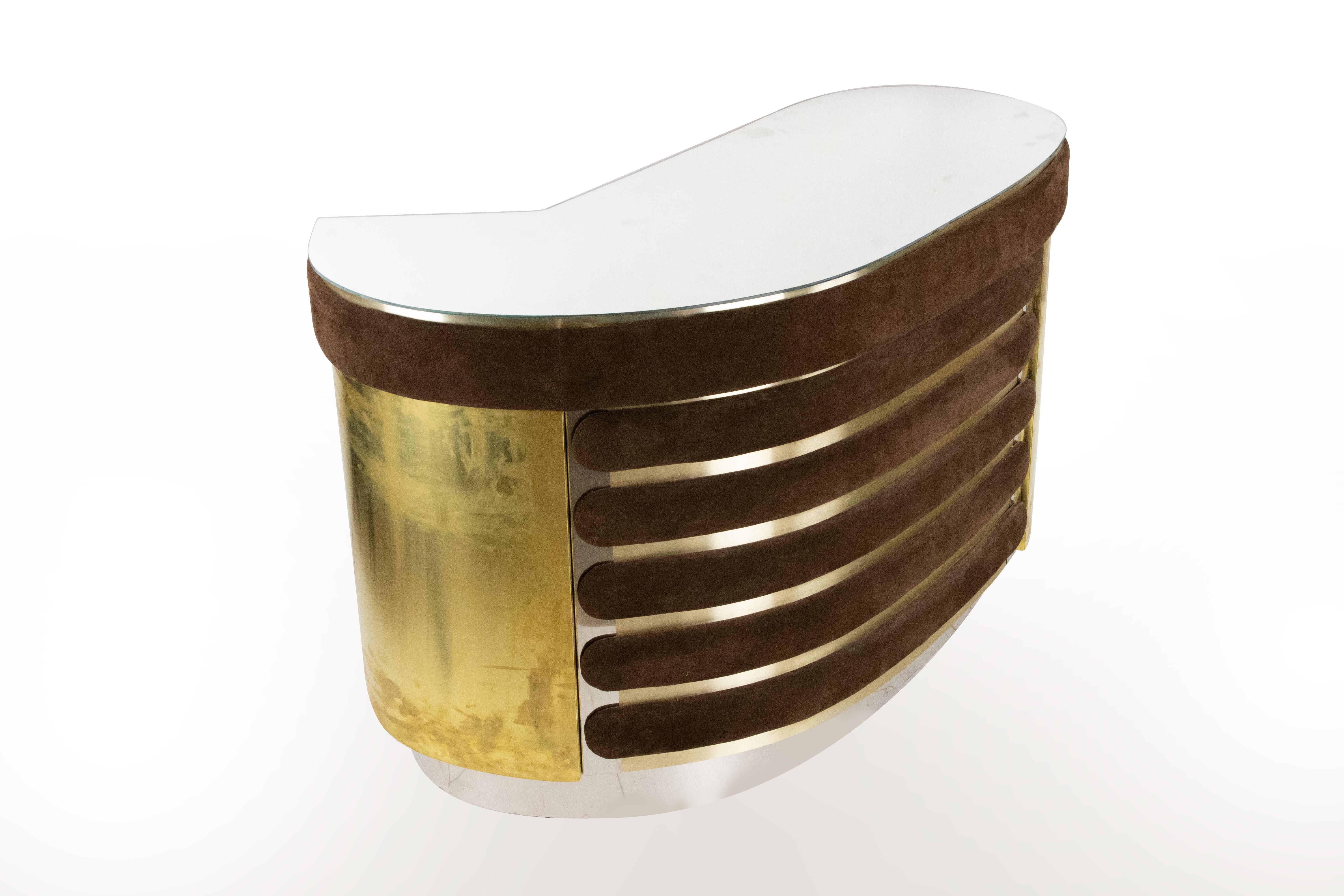 Vintage Dry Bar by Willy Rizzo, Italy, 1970s For Sale 1