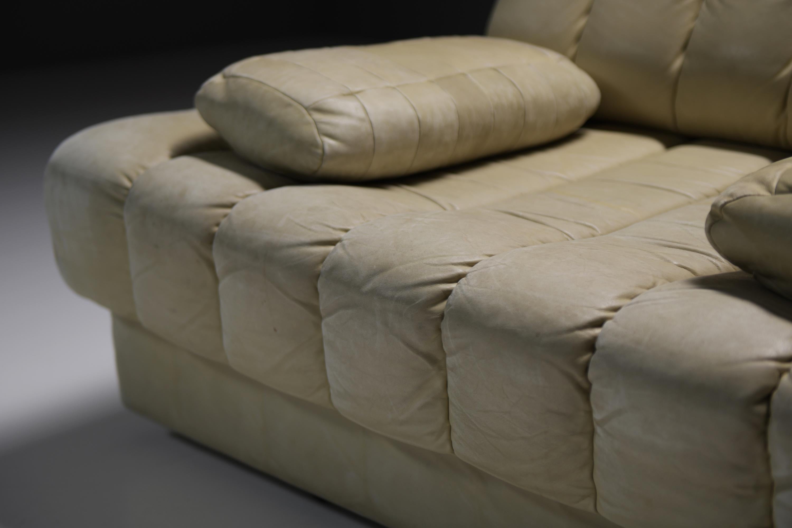 Vintage DS-85 DS85 sofa in original leather by Team De Sede for De Sede Swiss For Sale 1