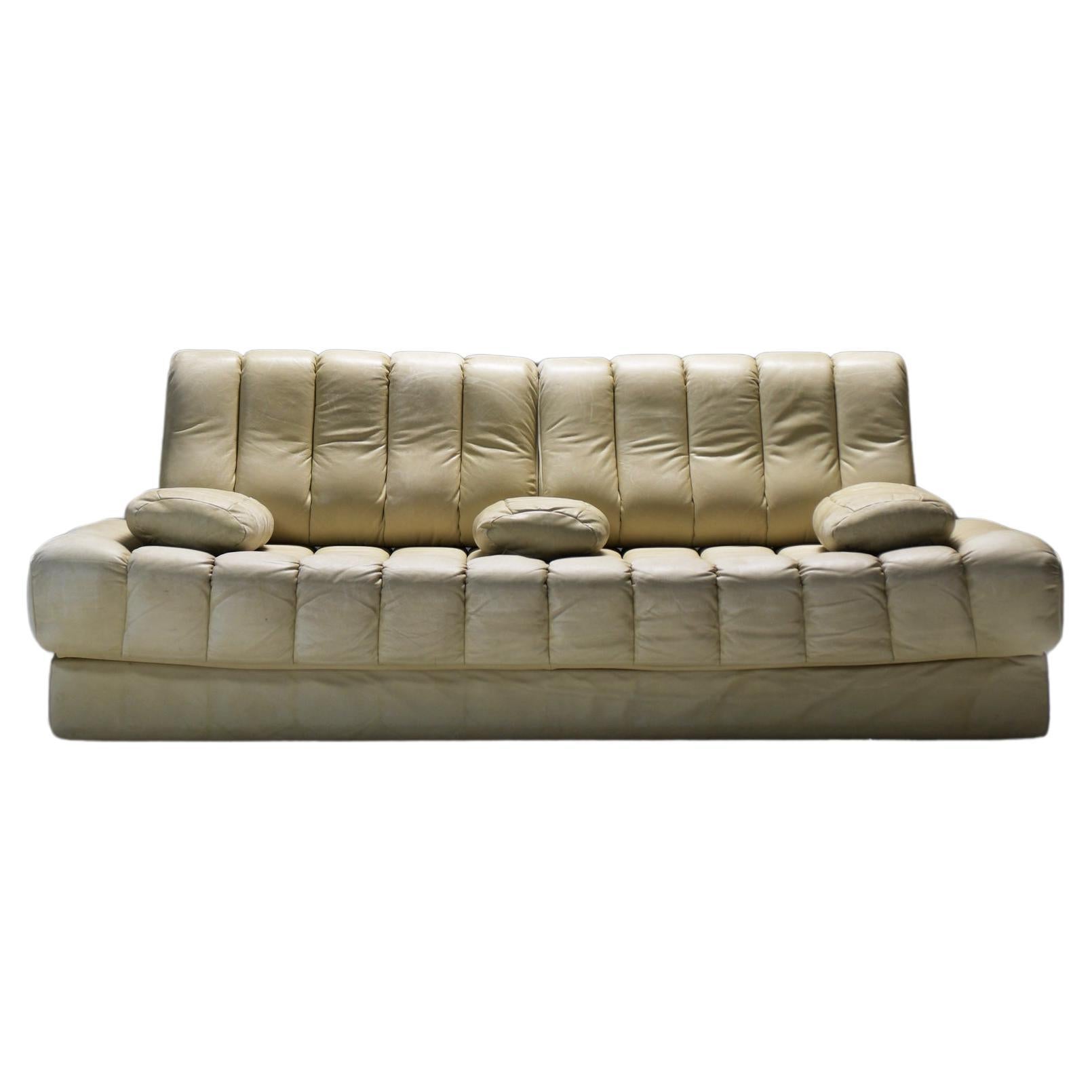 Vintage DS-85 DS85 sofa in original leather by Team De Sede for De Sede Swiss For Sale