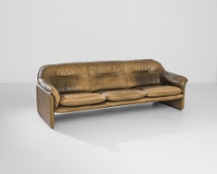 Vintage DS16 Leather Sofa by De Sede