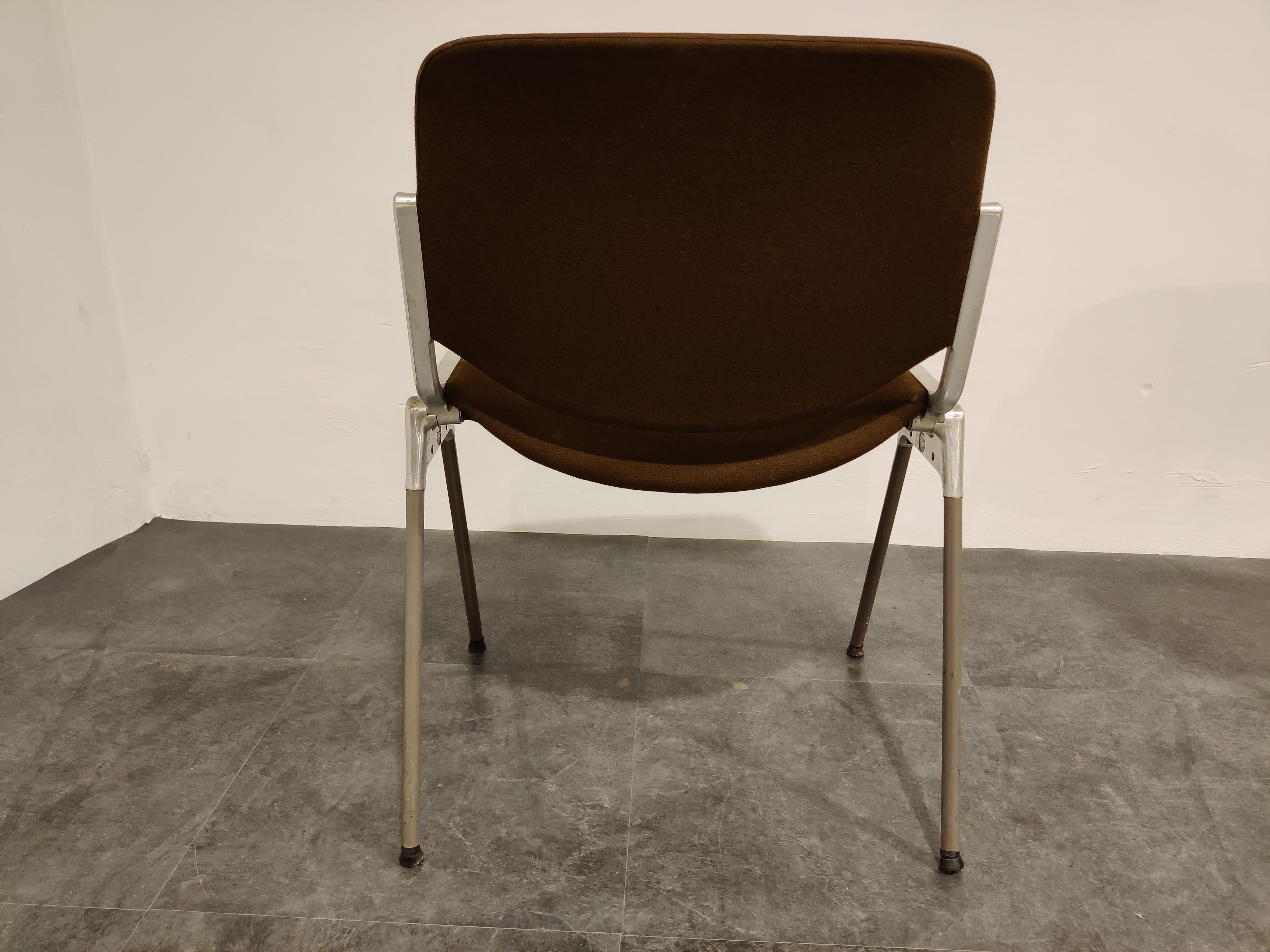 Vintage DSC 106 Side Chairs by Giancarlo Piretti for Castelli, 1970s In Good Condition In HEVERLEE, BE