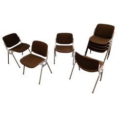Vintage DSC 106 Side Chairs by Giancarlo Piretti for Castelli, 1970s