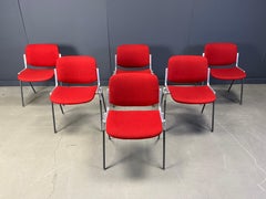 Vintage DSC 106 Side Chairs by Giancarlo Piretti for Castelli, 1970s - set of 6