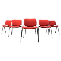 Vintage DSC 106 Side Chairs by Giancarlo Piretti for Castelli, 1970s - set of 6