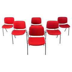Vintage DSC 106 Side Chairs by Giancarlo Piretti for Castelli, 1970s - set of 6