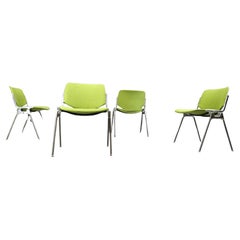 Vintage Dsc 106 Side Chairs By Giancarlo Piretti For Castelli, Set Of 4