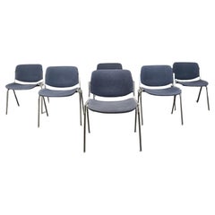 Vintage Dsc 106 Side Chairs By Giancarlo Piretti For Castelli, Set Of 6