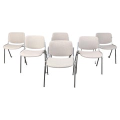 Sedie Dsc 106 d'epoca di Giancarlo Piretti per Castelli, set da 6