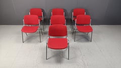 Vintage DSC 106 Vintage-Beistellstühle von Giancarlo Piretti für Castelli, 7er-Set, Vintage