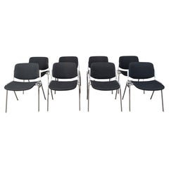 Chaises d'appoint vintage Dsc 106 de Giancarlo Piretti pour Castelli, lot de 8