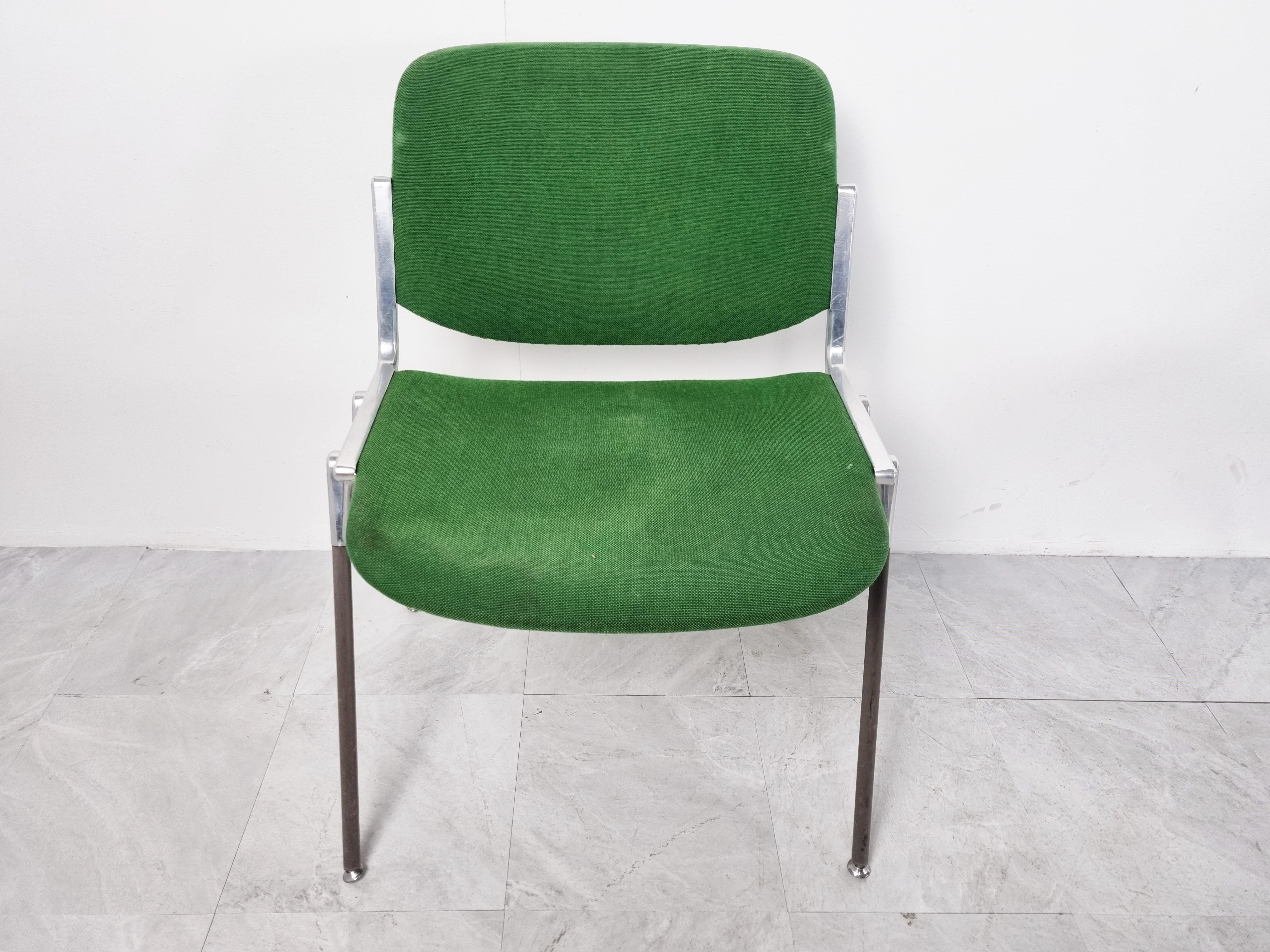 Mid-Century Modern Vintage DSC 106 Stacking Chairs by Giancarlo Piretti for Castelli