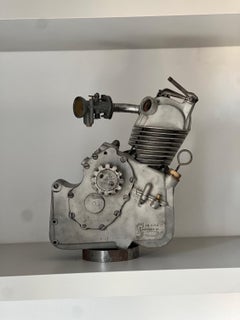 Vintage Ducati Motorbike Engine Block, Man Cave Decorative, Industrial Design