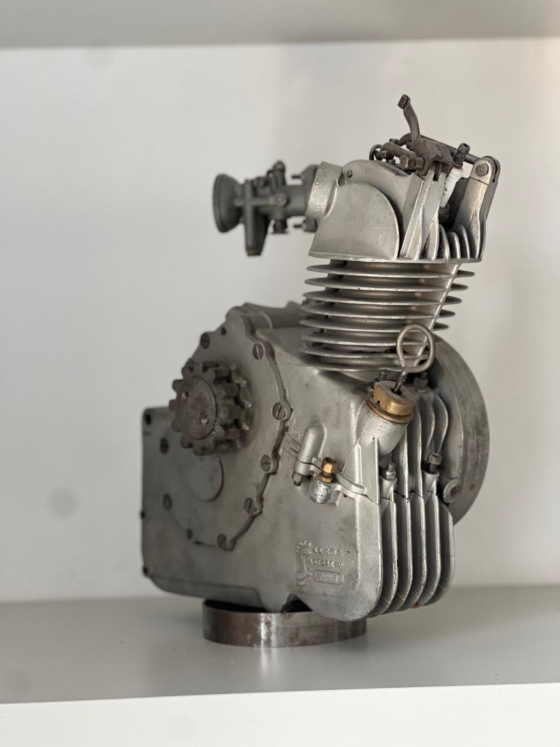 Italian Vintage Ducati Motorbike Engine Block, Man Cave Decorative, Industrial Design For Sale