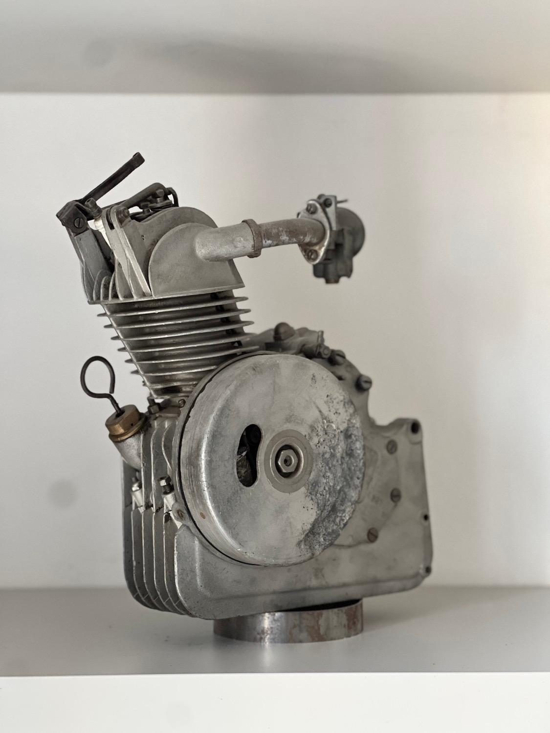 Mid-20th Century Vintage Ducati Motorbike Engine Block, Man Cave Decorative, Industrial Design For Sale