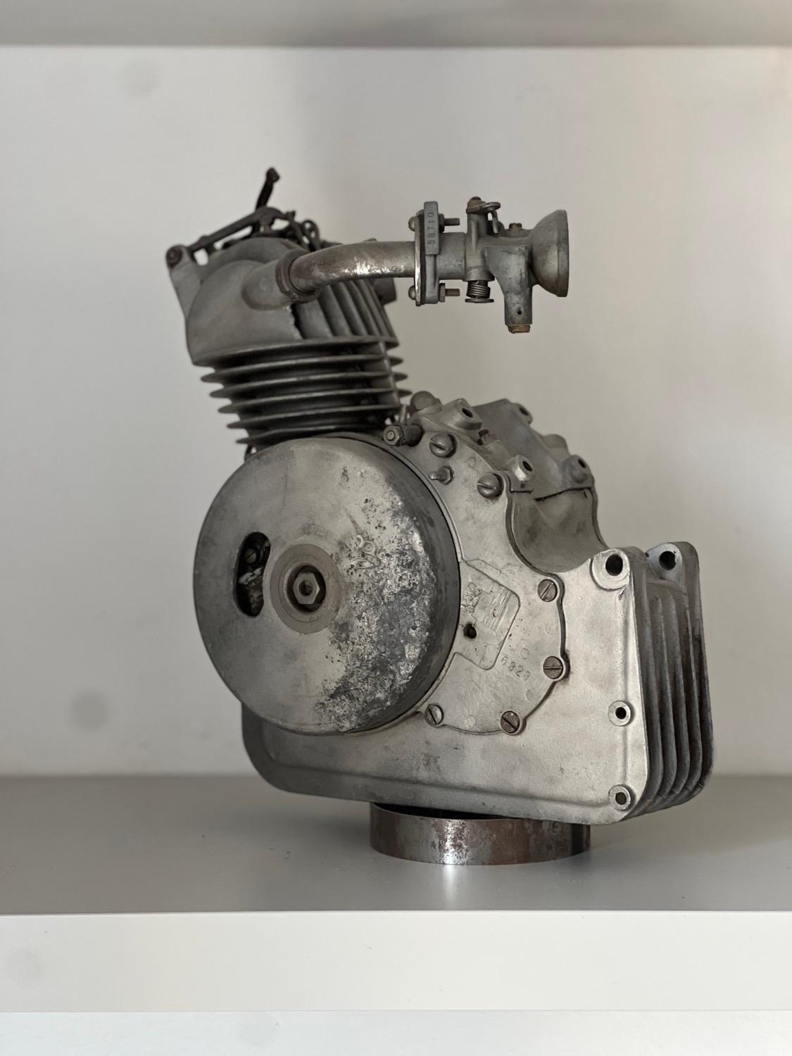 Stainless Steel Vintage Ducati Motorbike Engine Block, Man Cave Decorative, Industrial Design For Sale