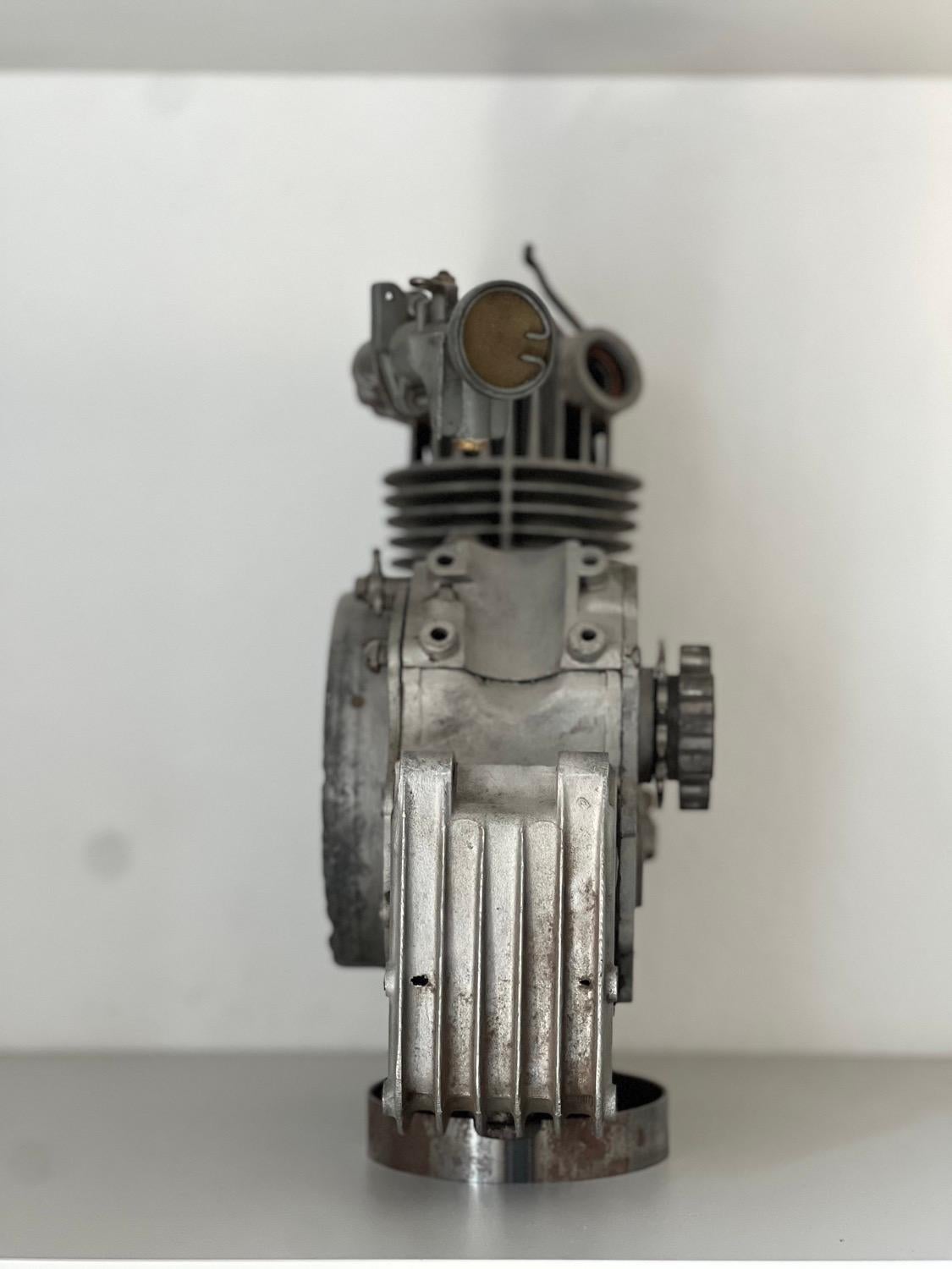 Vintage Ducati Motorbike Engine Block, Man Cave Decorative, Industrial Design For Sale 1