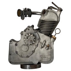 Vintage Ducati Motorbike Engine Block, Man Cave Decorative, Industrial Design