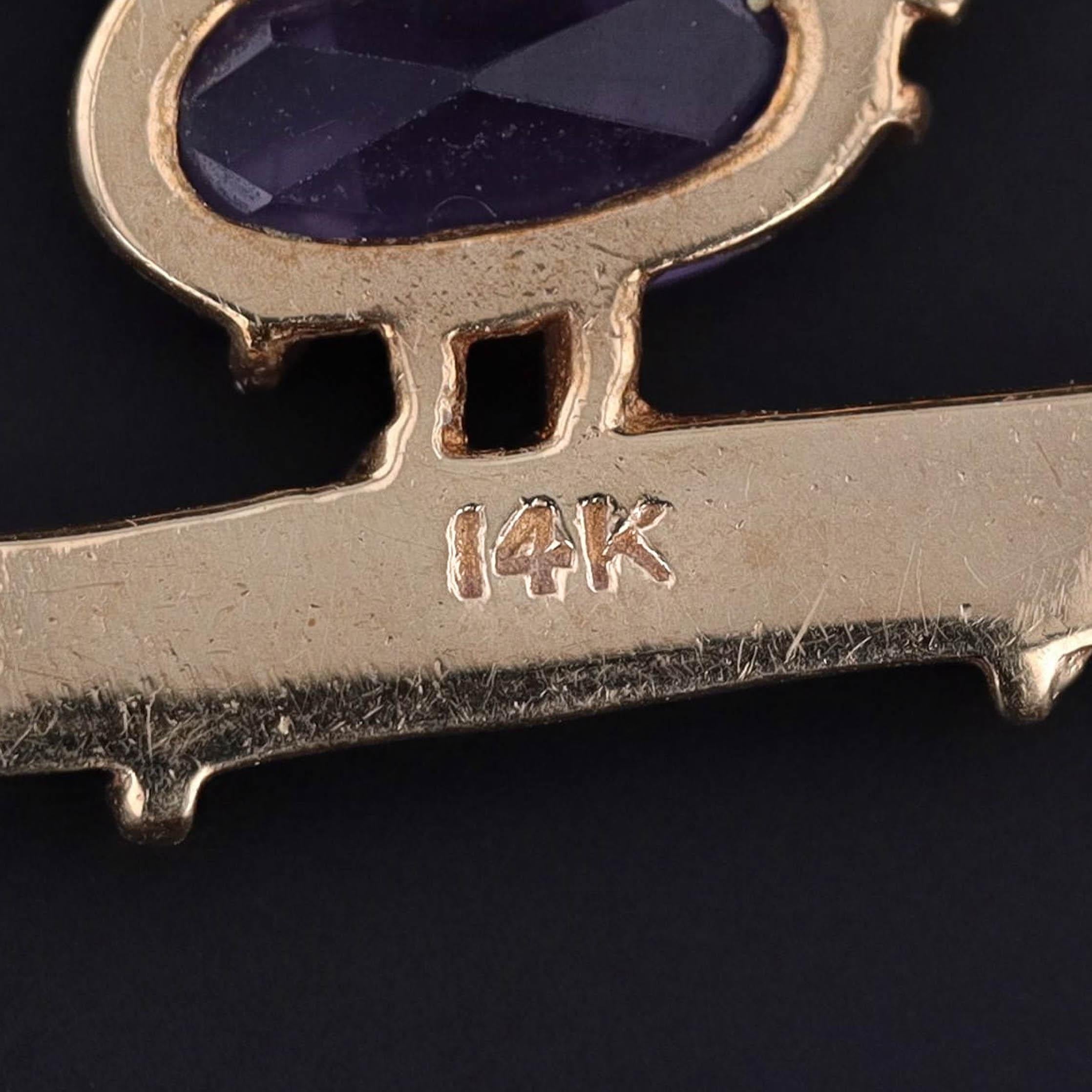 Round Cut Vintage Duck Charm of 14k Gold For Sale