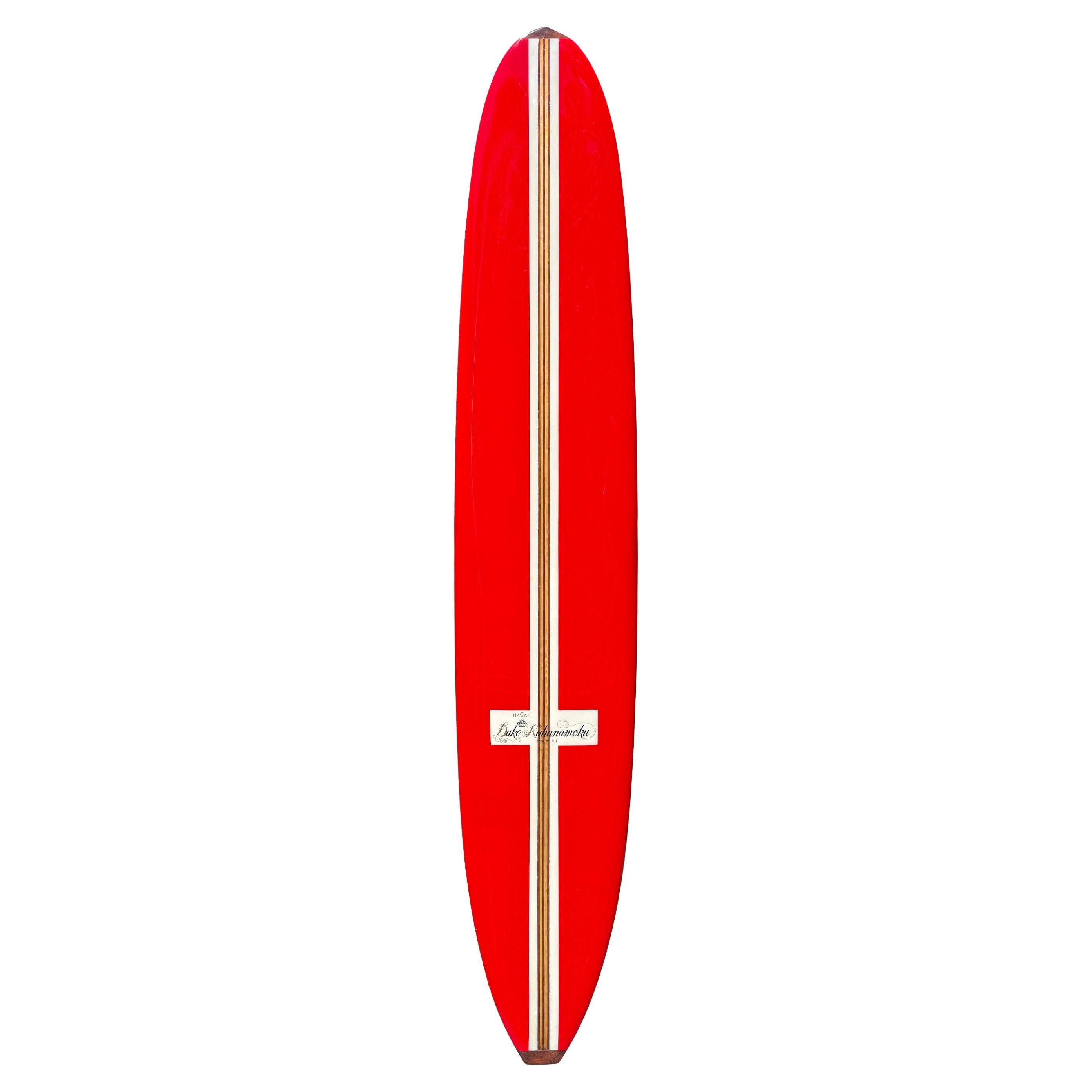 Vintage Duke Kahanamoku Longboard Surfboard
