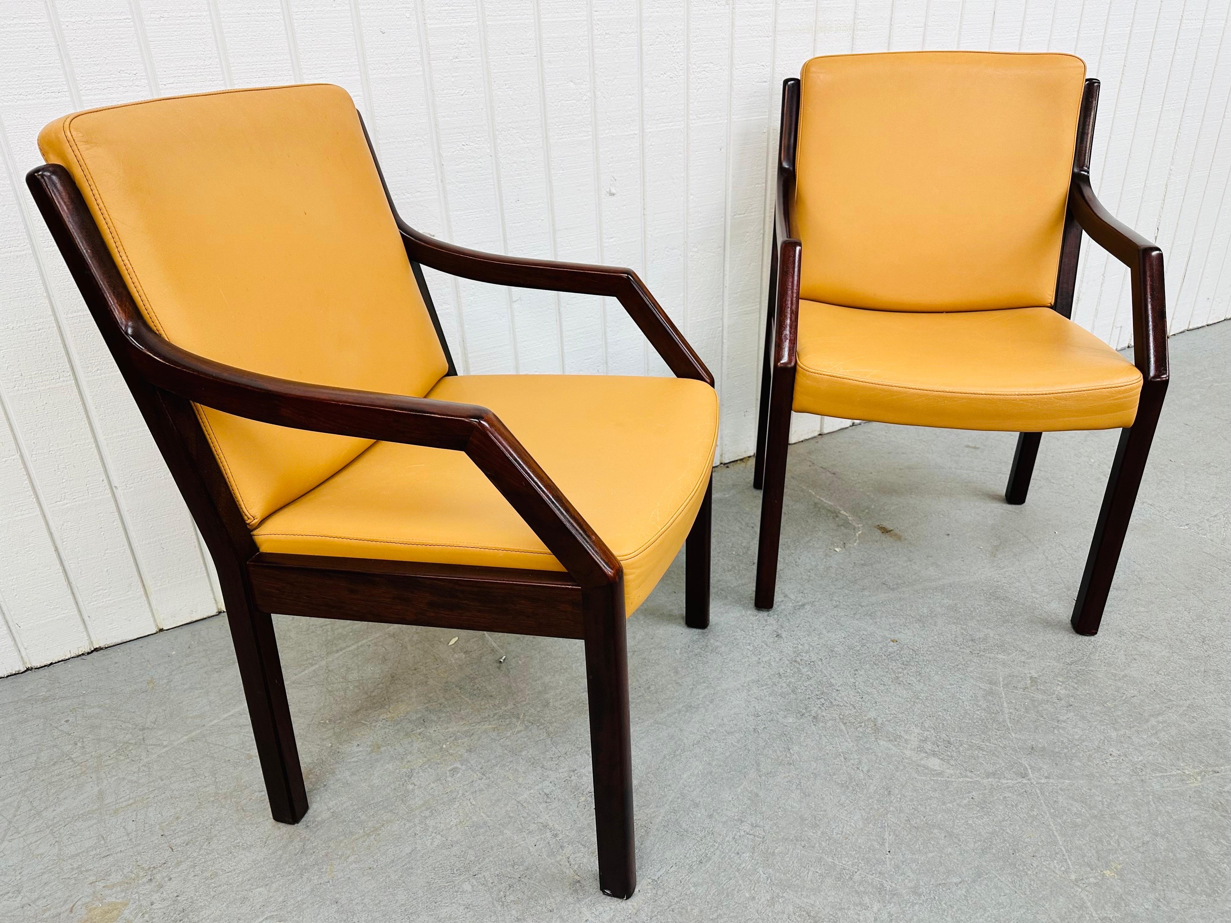 Mid-Century Modern Vintage Dunbar Style Lounge Chairs - Set of 2 For Sale