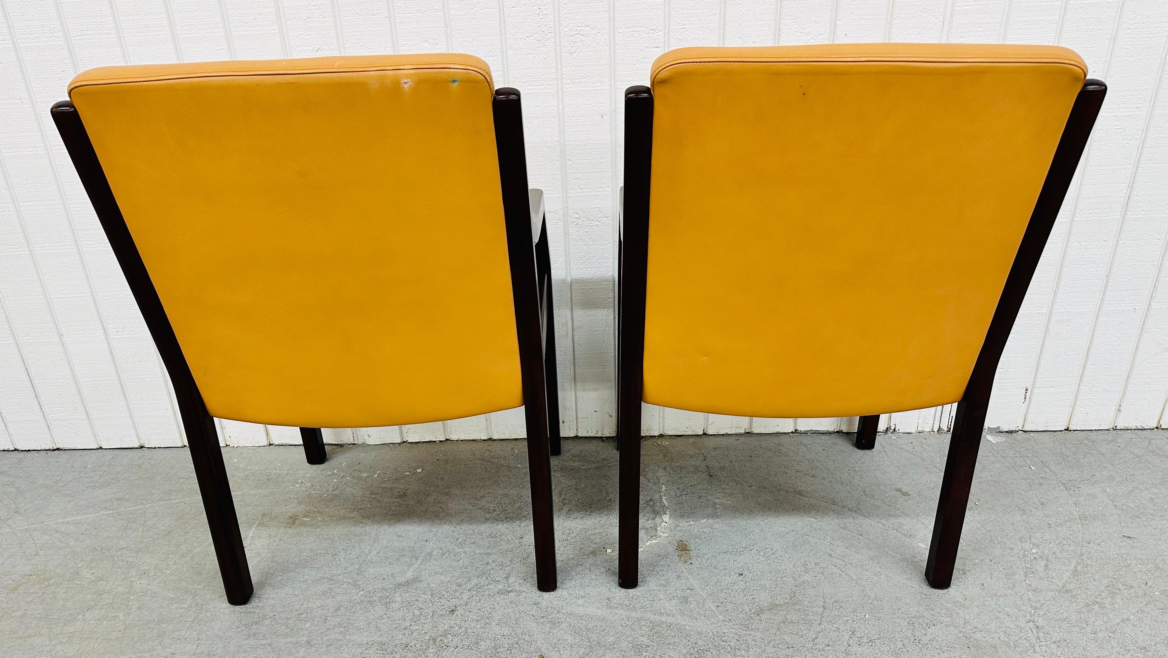 Upholstery Vintage Dunbar Lounge Chairs - Set of 2 For Sale