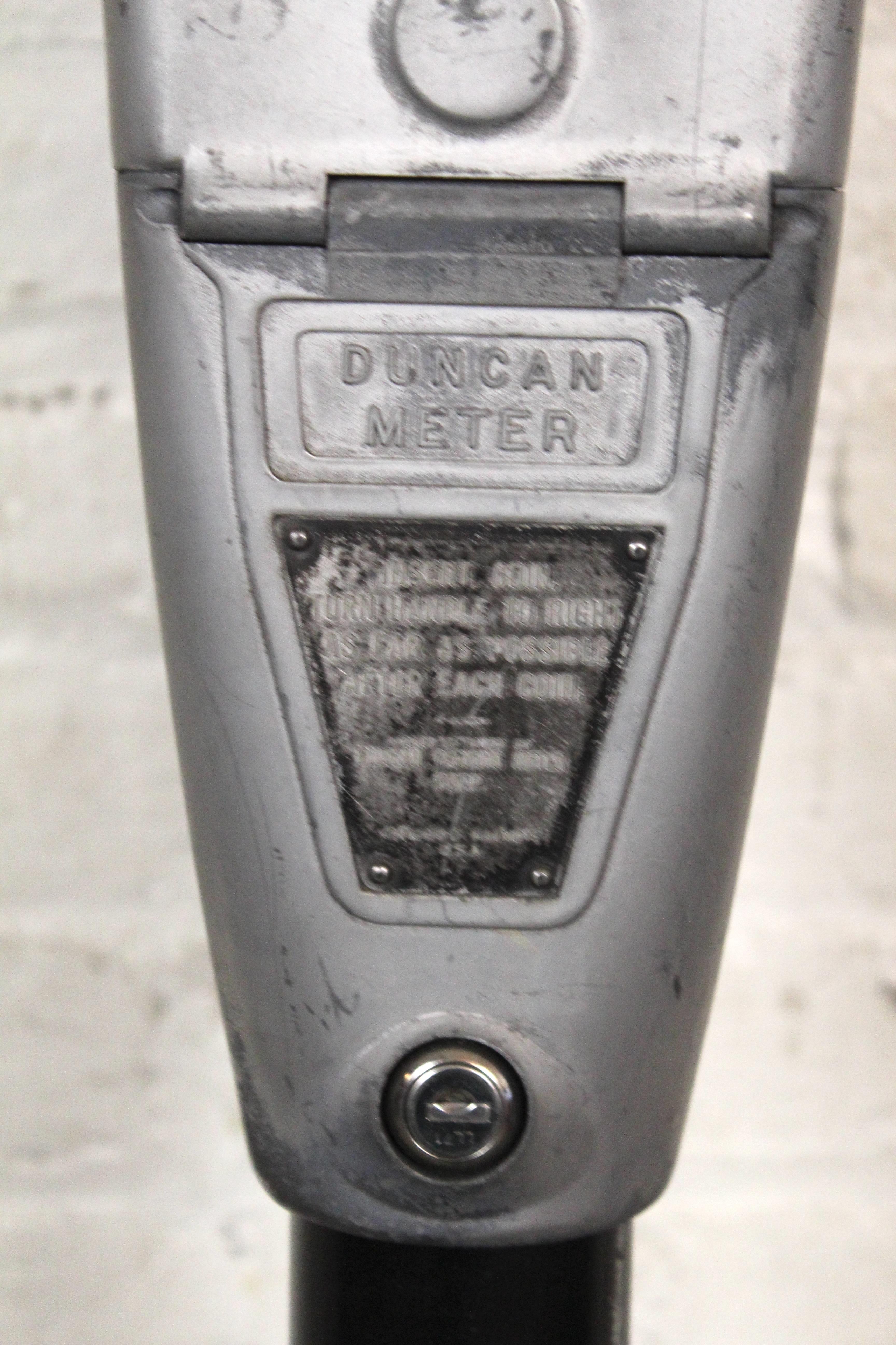 Mid-Century Modern Vintage Duncan Miller Parking Meter For Sale