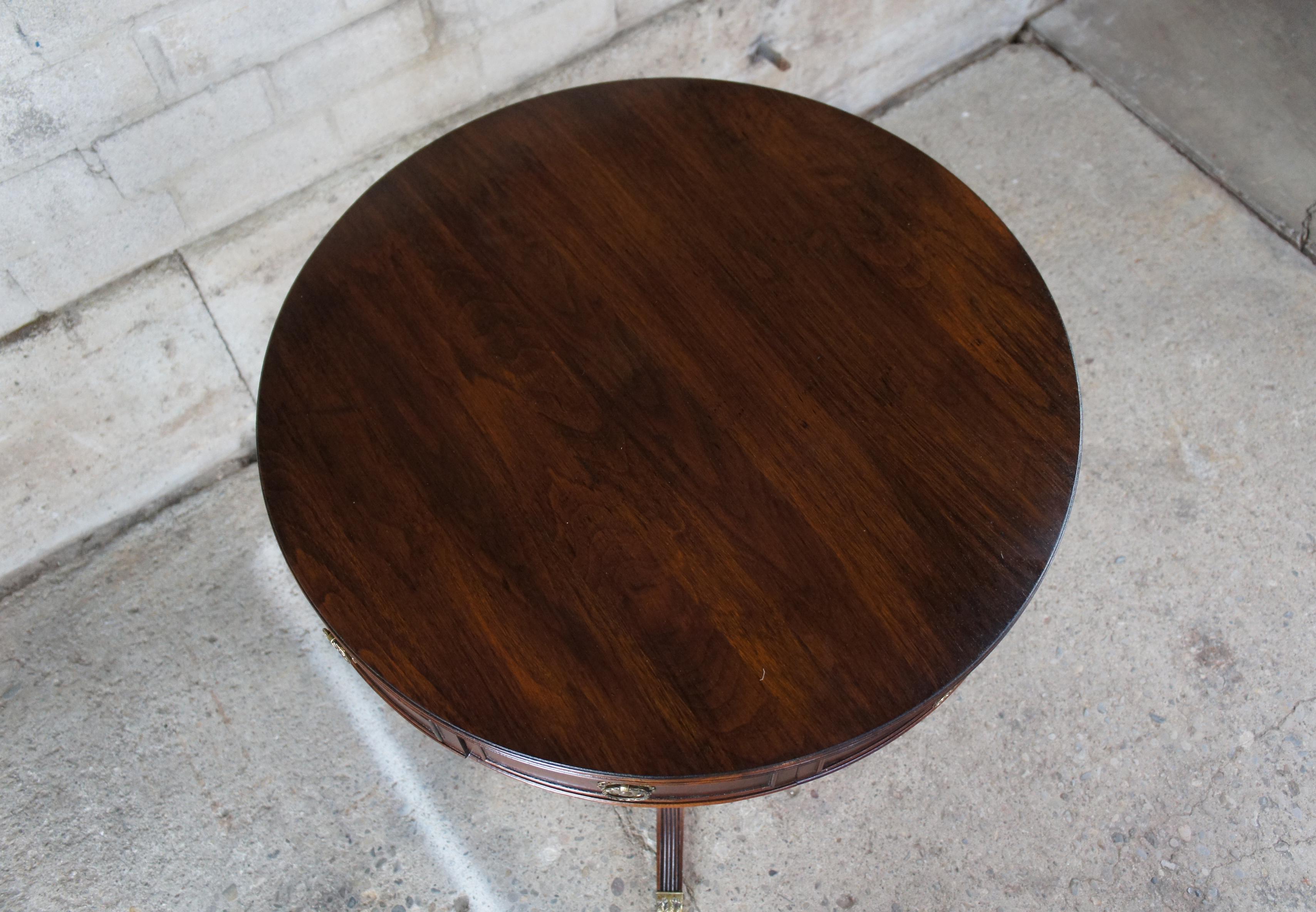 1940's duncan phyfe drum table