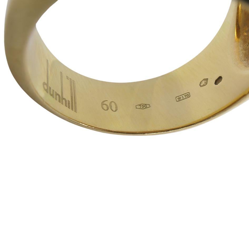 Vintage Dunhill 18k Gold Lion Signet Ring 4