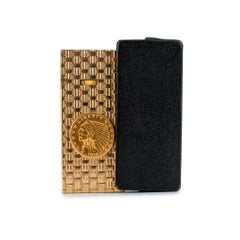 Vintage Dunhill 1914 $2.5 Gold Indian Quarter Eagle Coin 14K Yellow Gold Lighter