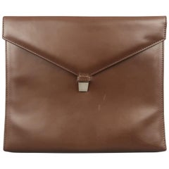 Vintage DUNHILL Brown Leather Binder Portfolio