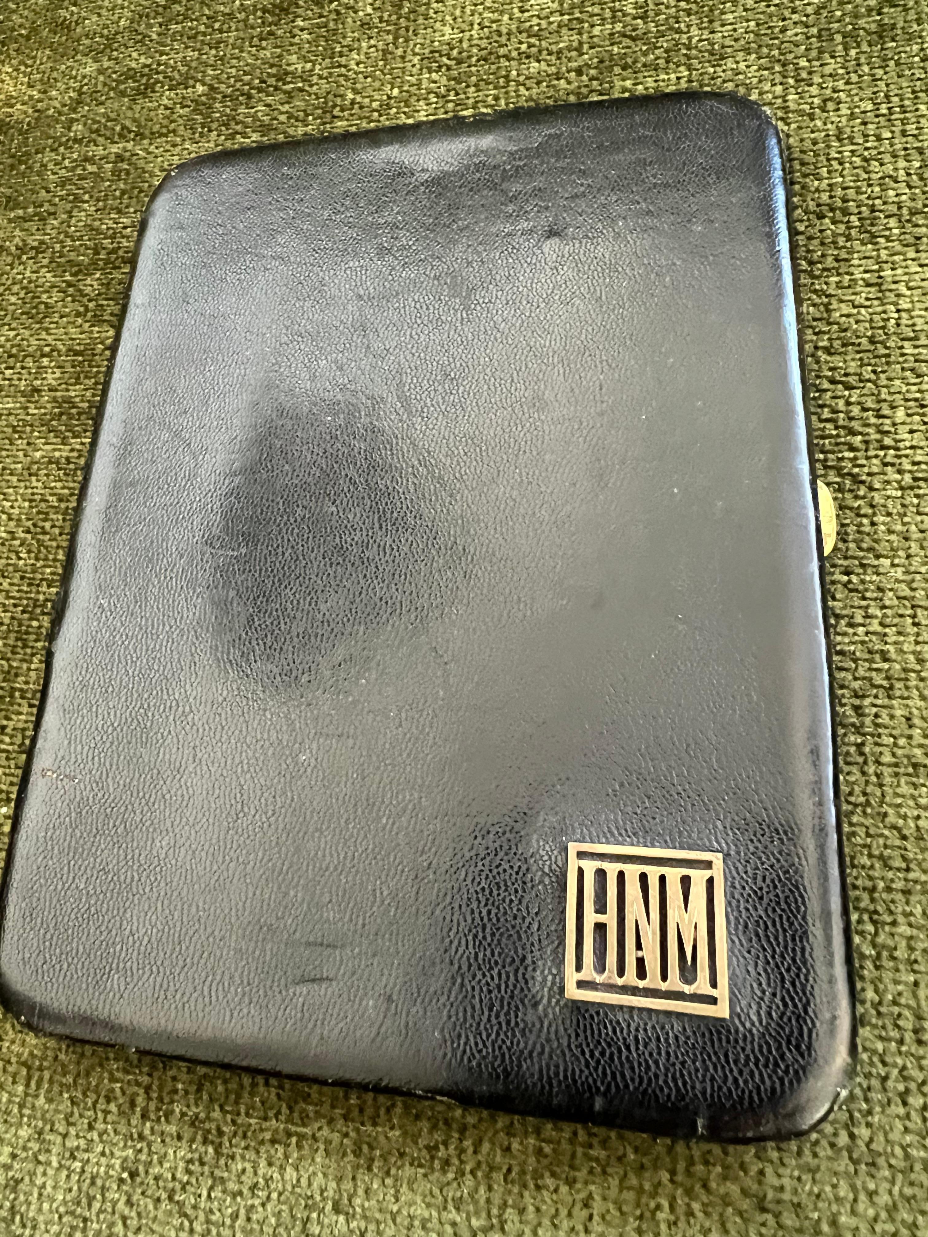 Vintage Dunhill Cigarette Case, Lighter & Tie Clip & Heritage Cufflinks Set For Sale 4