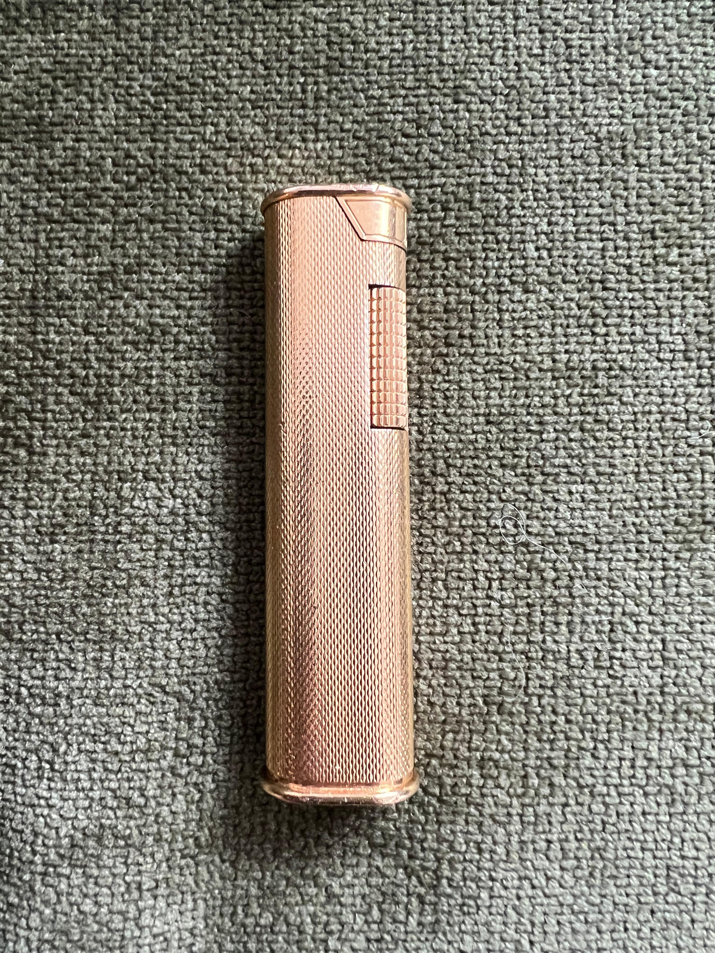 Vintage Dunhill Gold Plated Evening Slim Lighter 3