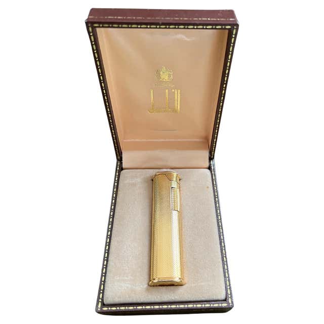 DUNHILL Gold Cigarette Lighter at 1stDibs | solid gold dunhill lighter ...
