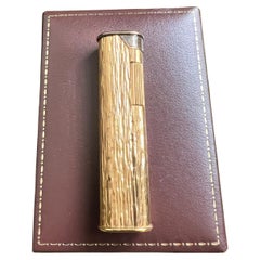 Vintage Dunhill Gold Plated “James Bond” Evening Tuxedo Lighter With Case