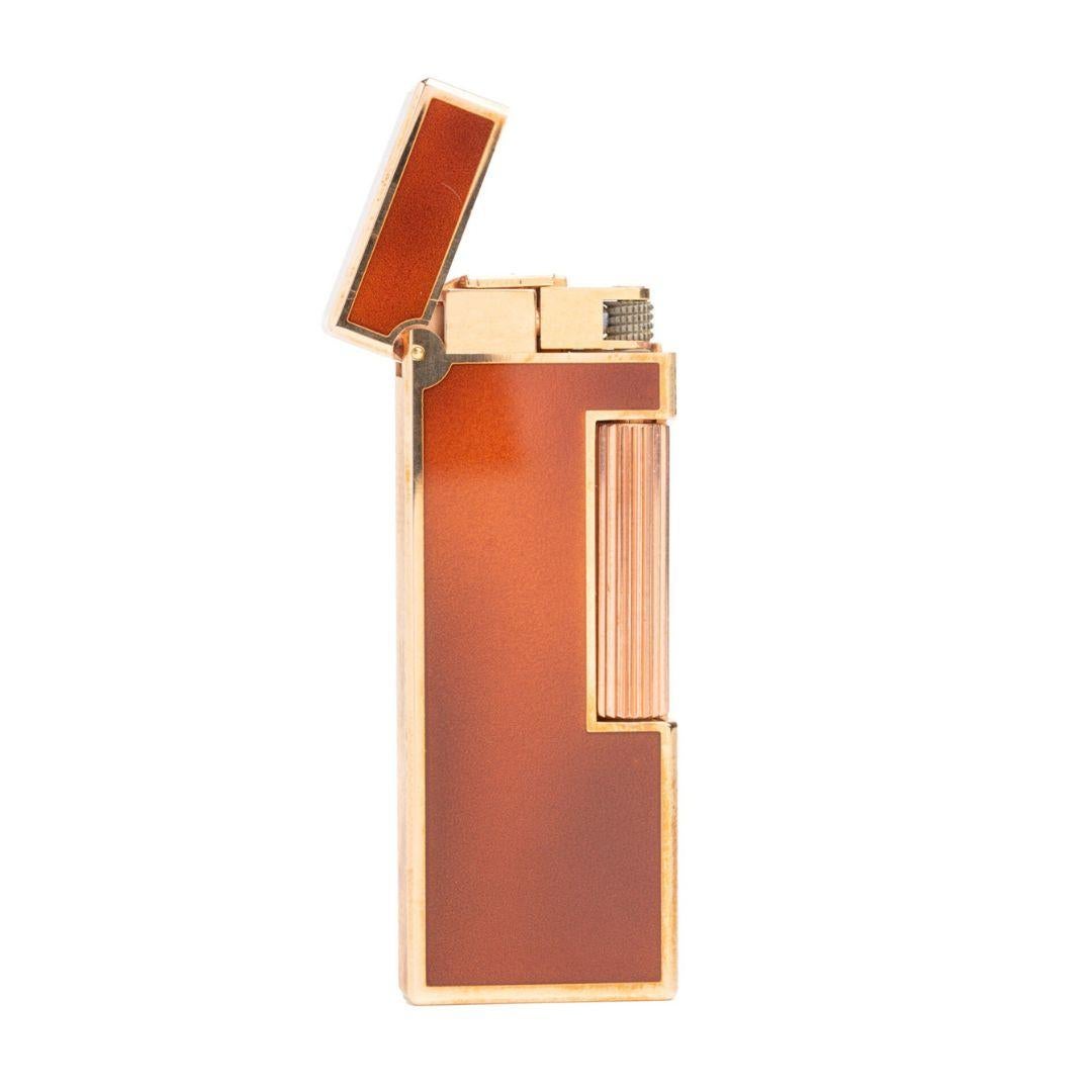 Modern Vintage Dunhill London Gold Plated S Lighter Rollagas