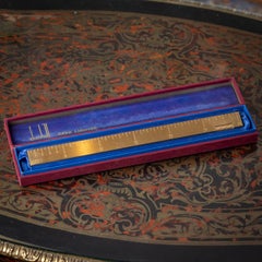 Vintage Dunhill Novelty Table Lighter, Foot Rule Design, England