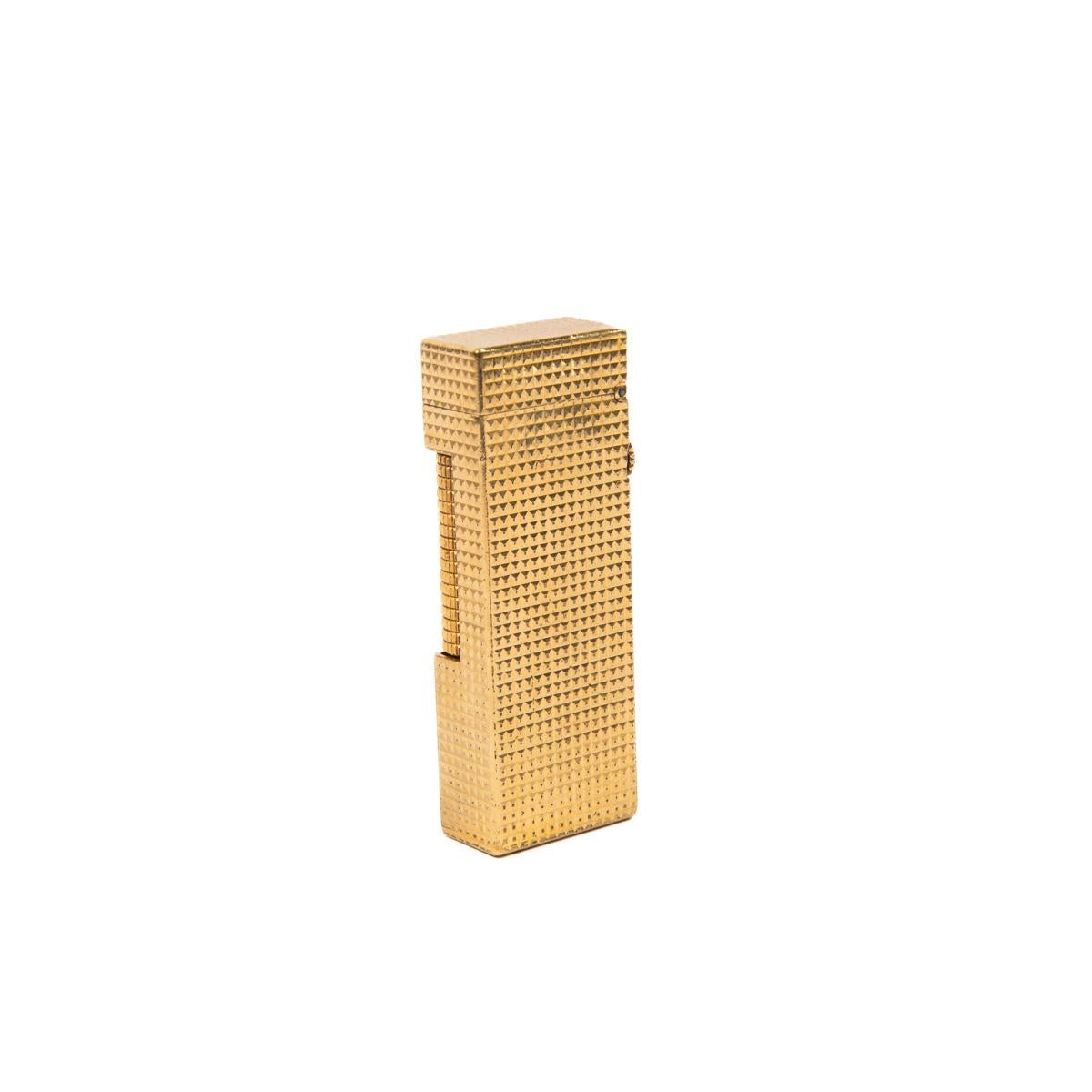 dunhill feuerzeug gold gebraucht