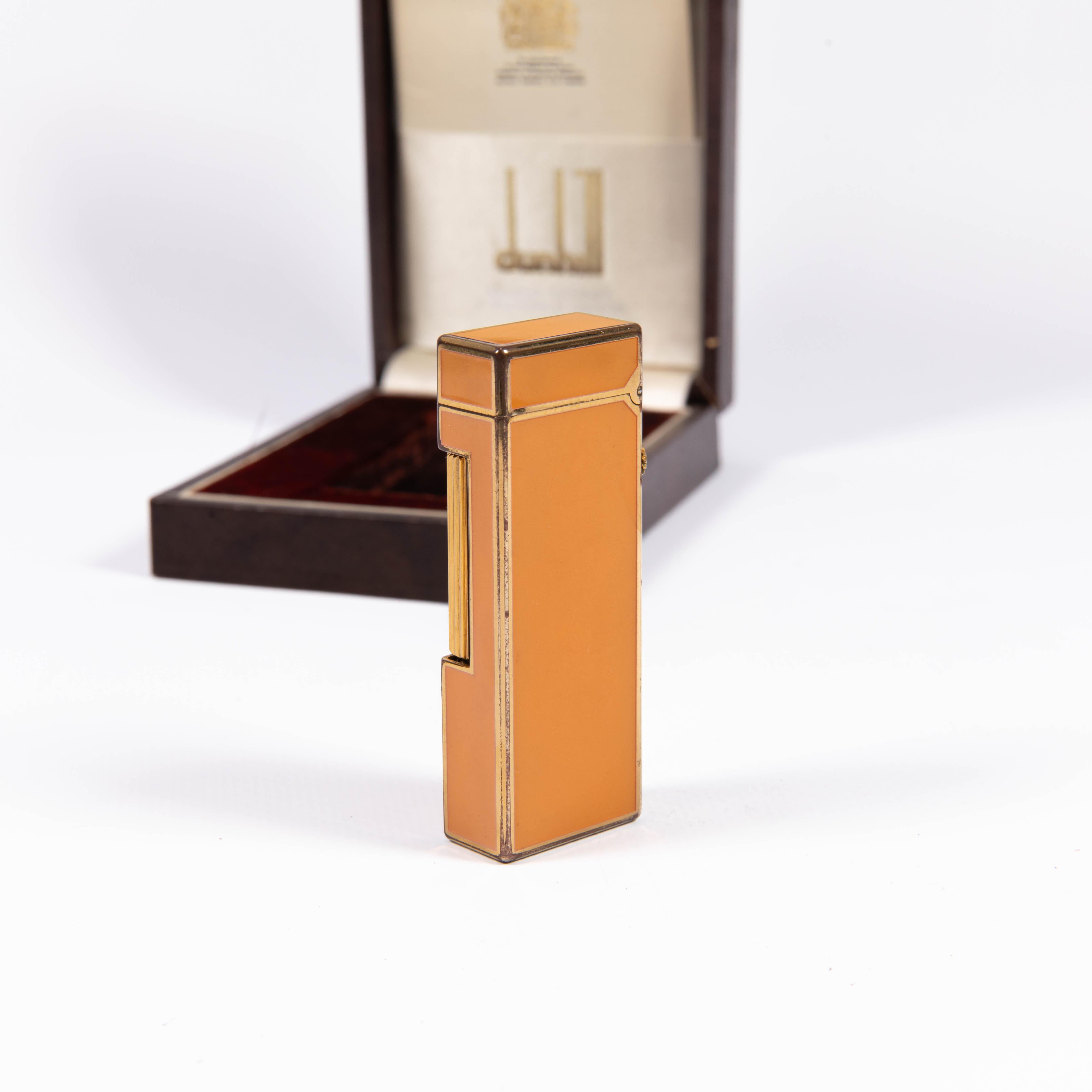 dunhill ad vintage rollagas lighter
