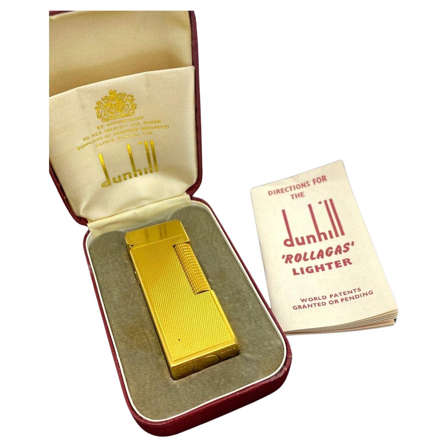 Dunhill „Rollagas“ Vintage-Leuchte „Rollagas“, Originalverpackt, Buchstabe. Schweizer, um 1970er Jahre