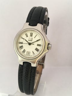 Vintage Dunhill Stainless Steel Ladies Wristwatch