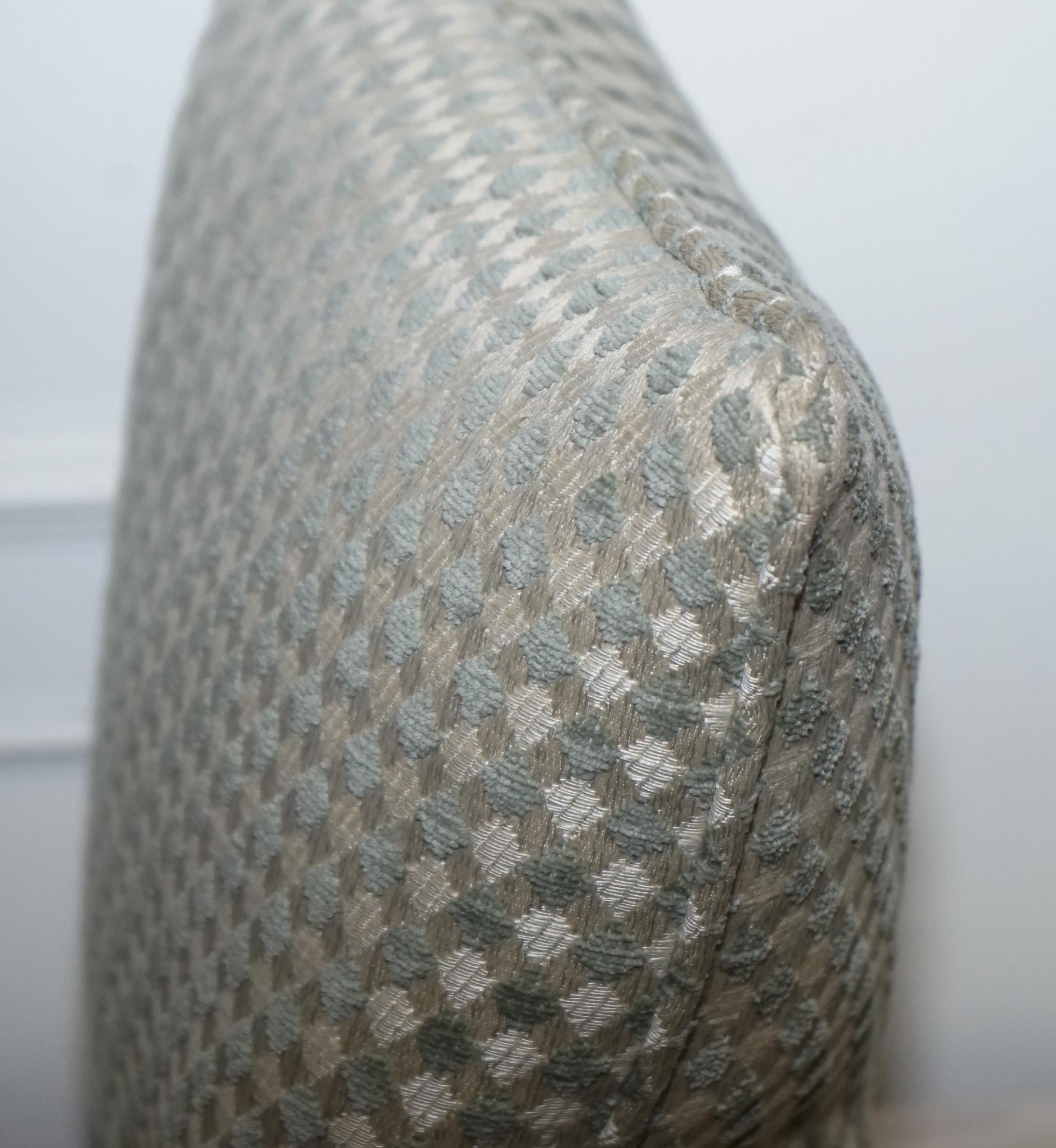 DURESTA DUCK SCATTER CUSHiON CREMA E SALVIA d'epoca in vendita 5