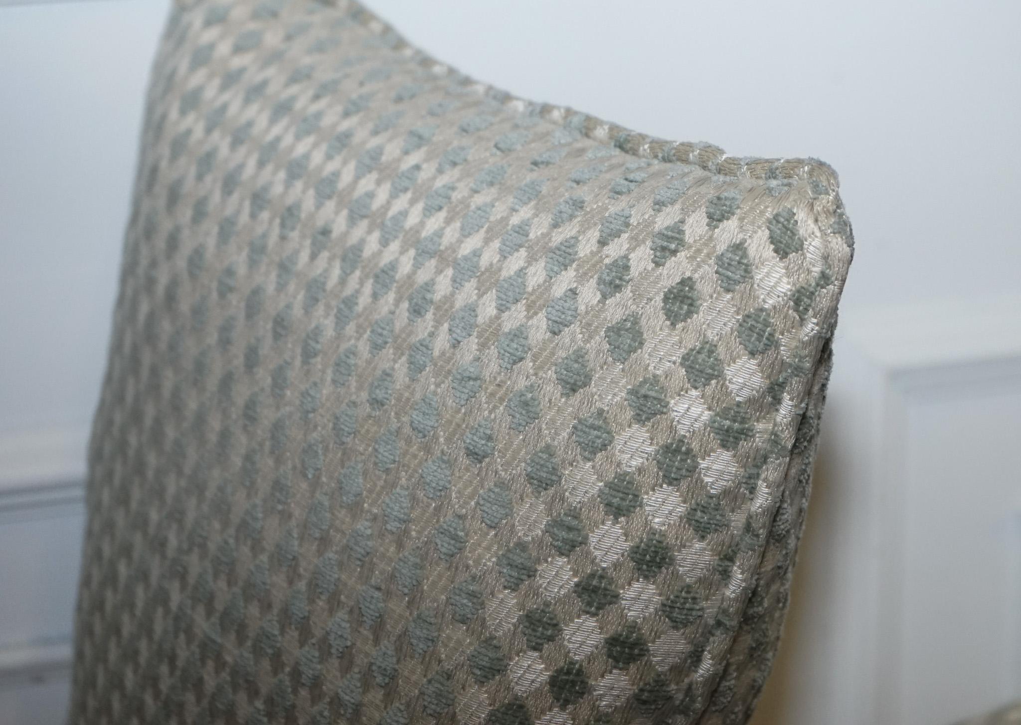 DURESTA DUCK SCATTER CUSHiON CREMA E SALVIA d'epoca in vendita 6