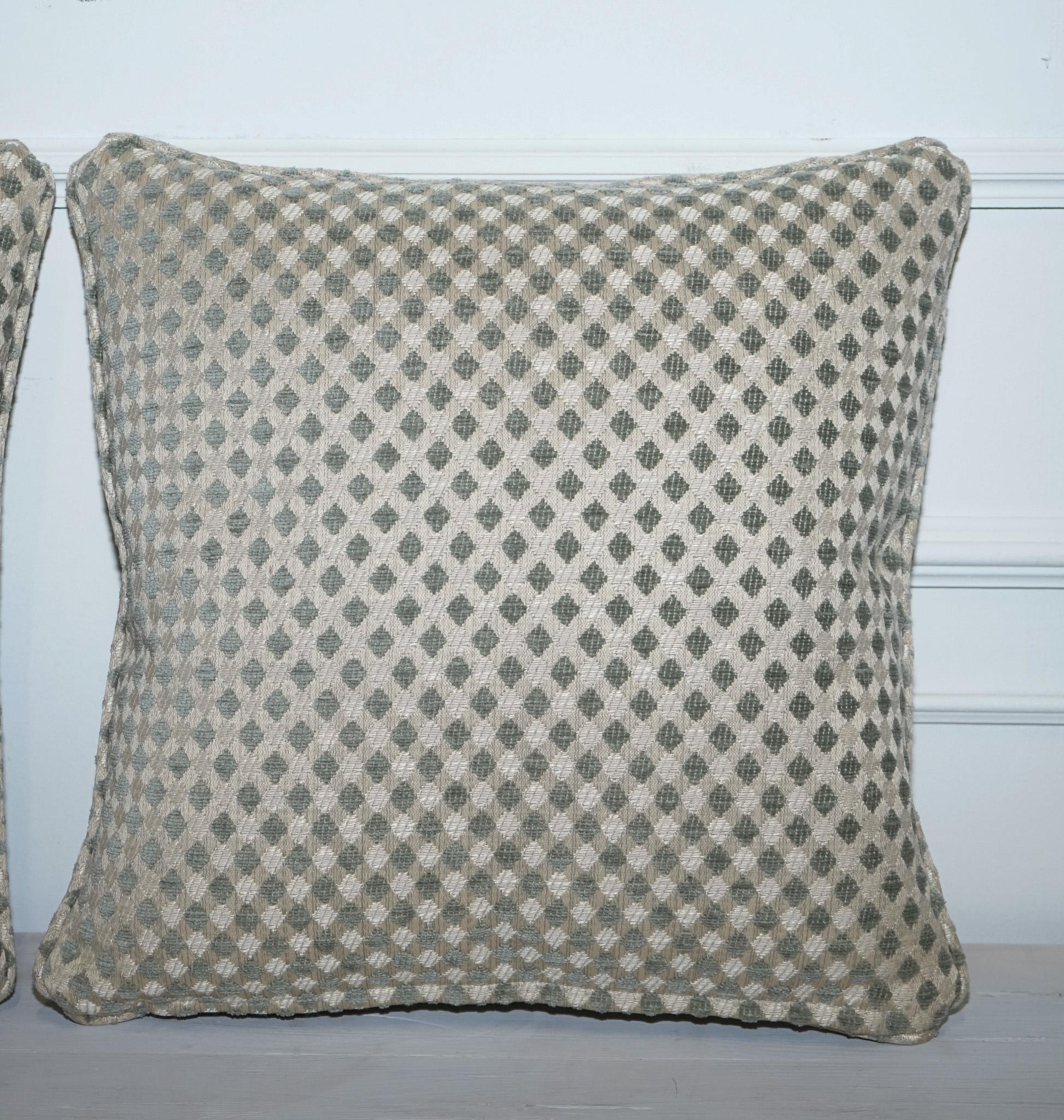XX secolo DURESTA DUCK SCATTER CUSHiON CREMA E SALVIA d'epoca in vendita