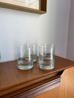 Vintage Durobor "Alaska" Glasses, Set of Four, Belgium, Late 1960s – Mid-Century