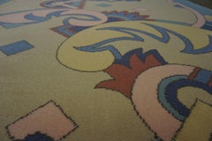 Vintage Dutch Abstract Rug from Netherlands 5.5' x 7.8', 1980s - 1D41