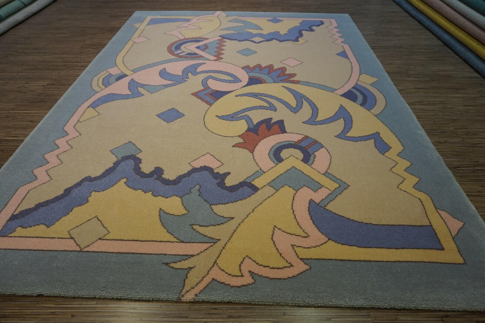Vintage Dutch Abstract Rug from Netherlands 5.5' x 7.8', 1980s - 1D41 For Sale 4