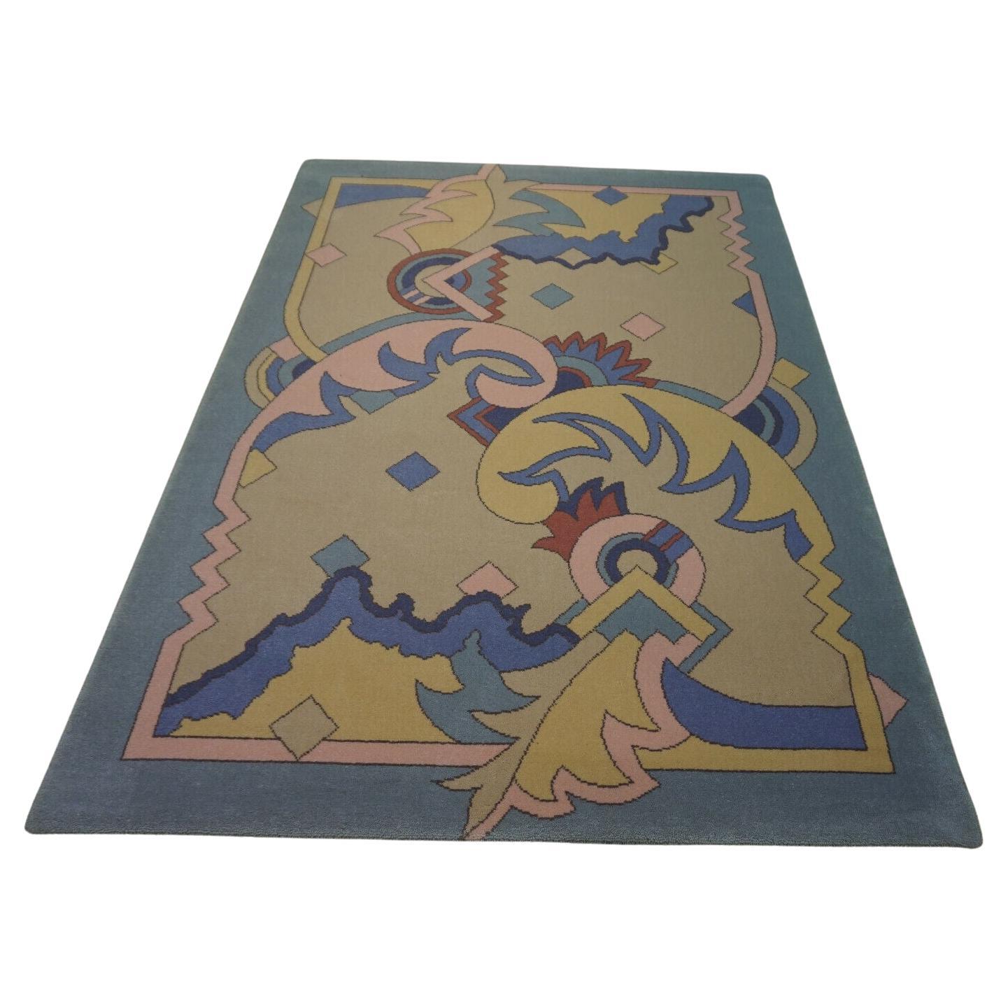 Vintage Dutch Abstract Rug from Netherlands 5.5' x 7.8', 1980s - 1D41