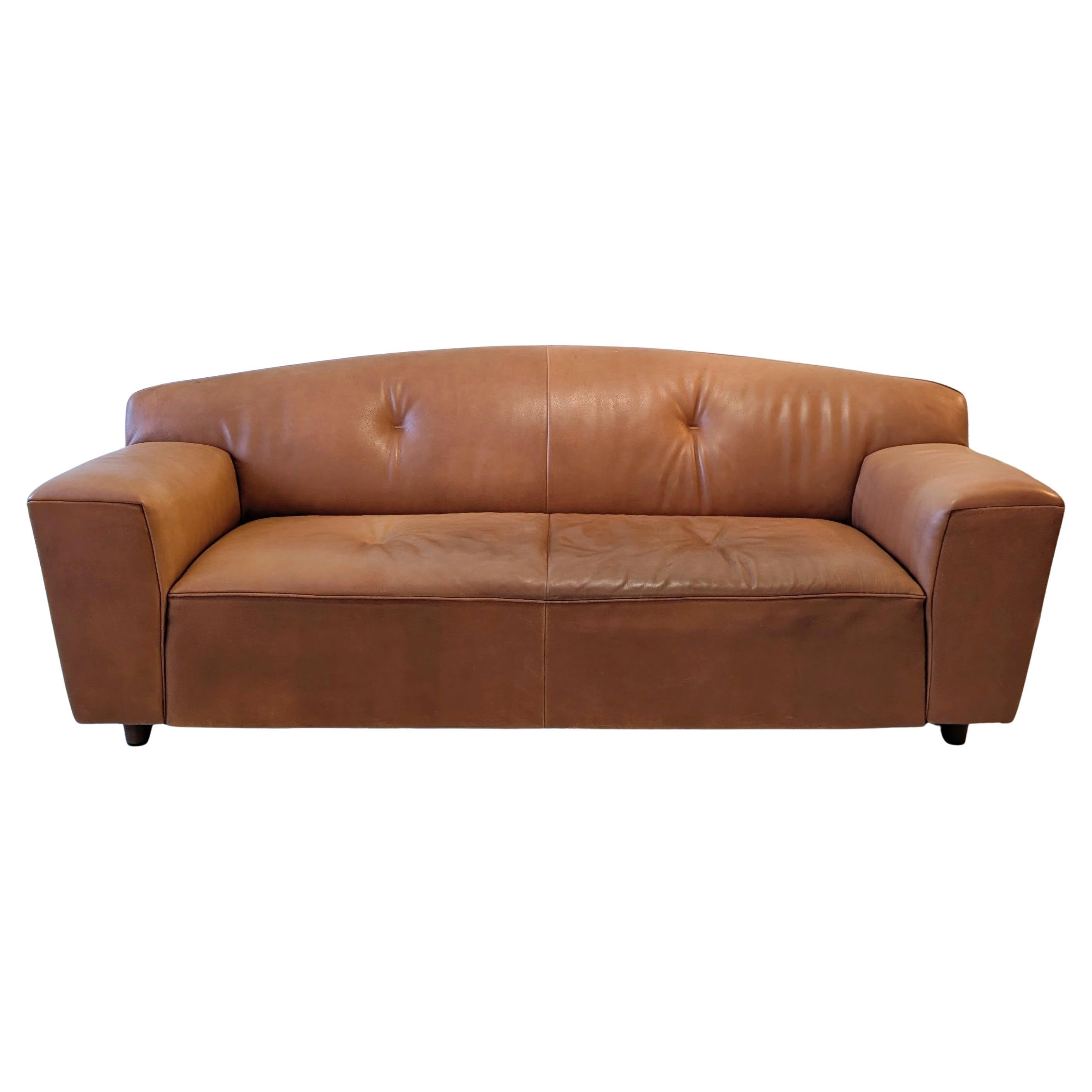 Niederländisches Sofa Rivera aus Büffelleder von Gijs Papavoine Montis aus den 1980er / 90er Jahren