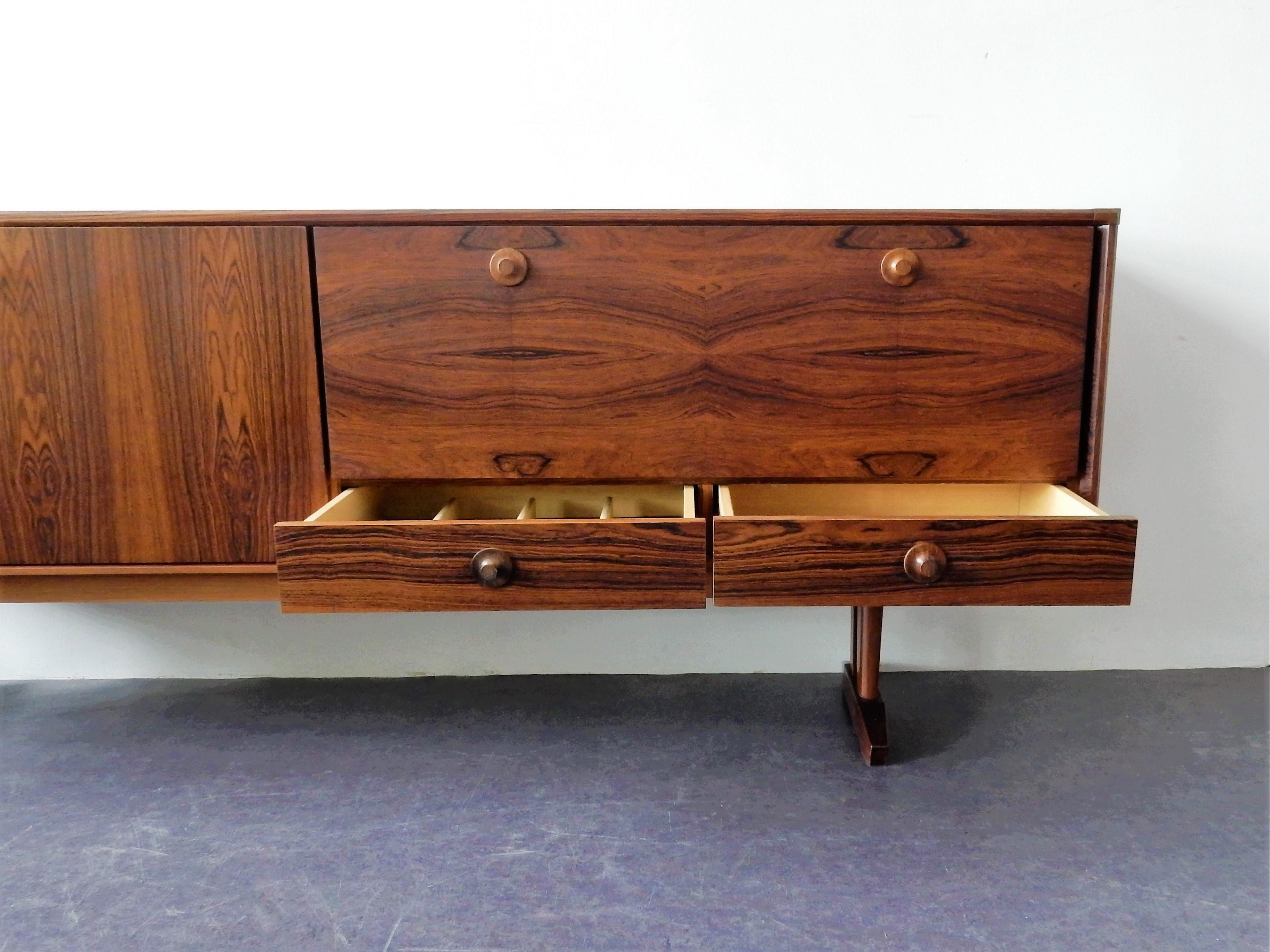 Late 20th Century Vintage Dutch Design Rosewood Sideboard, 1960s-1970s